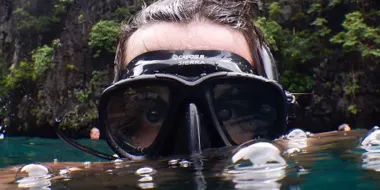 Rodrigo Oyanedel diving in the Philippines