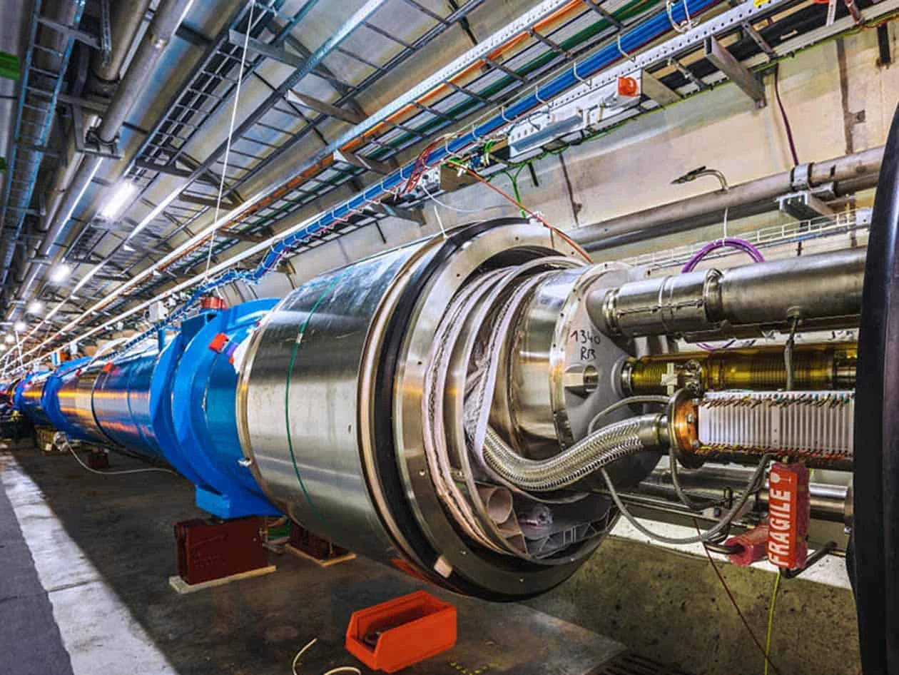  Large Hadron Collider tunnel